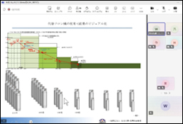 Web説明会 視聴画面