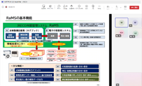 Web説明会 視聴画面